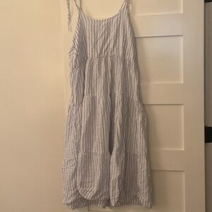 Striped Blue Mini Dress